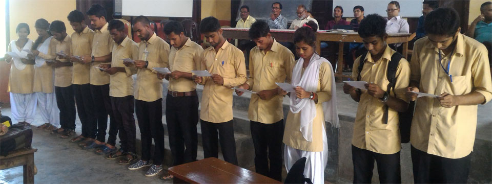 Oath Taking Ceremon of Newly Elected Students Union Body 2017-18
